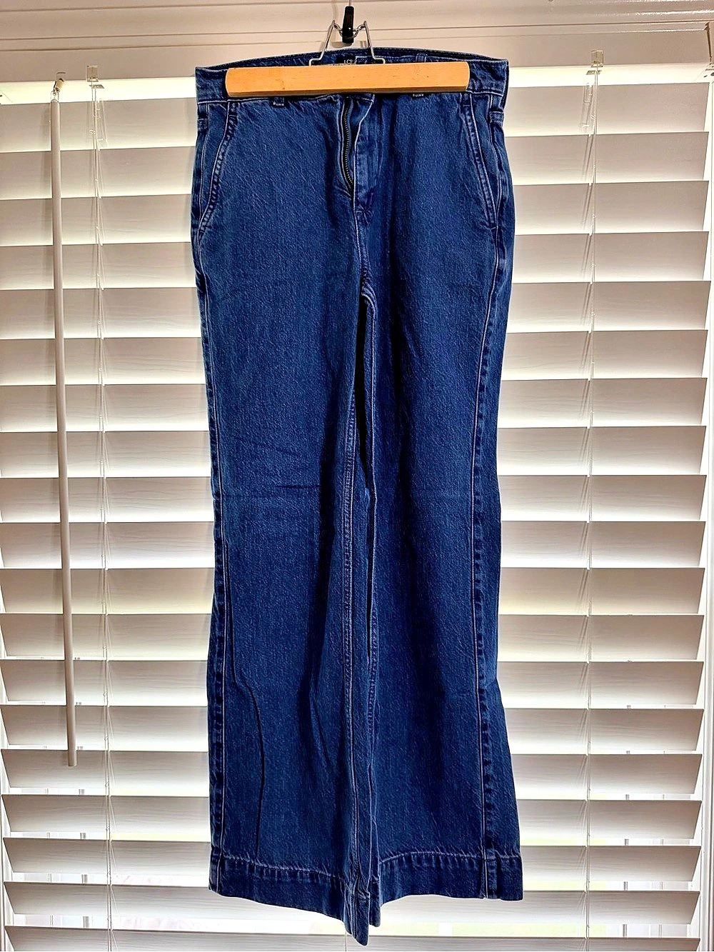 J. Crew Blue Wide Leg Jeans